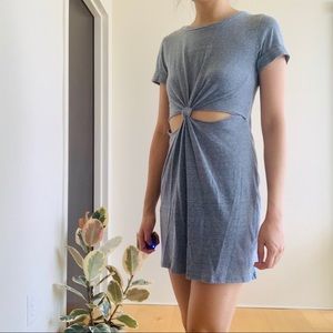 UO Honey Punch Knotted T-shirt dress